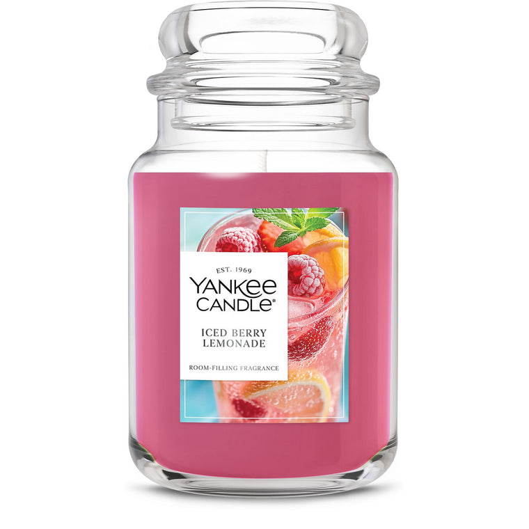 Iced Berry Lemonade Original Large Jar Candle E1