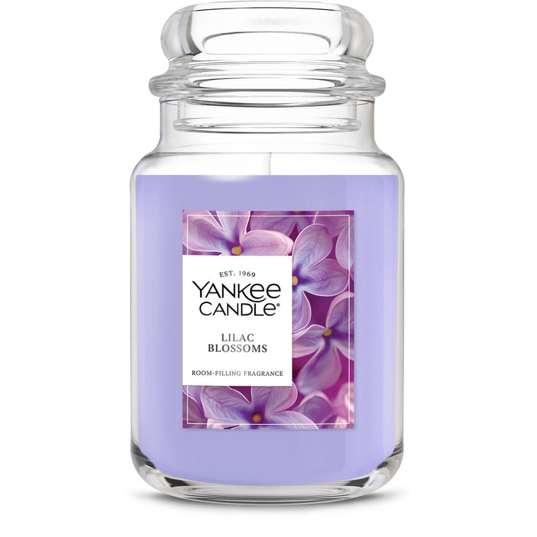Lilac Blossoms Original Large Jar Candle Z1
