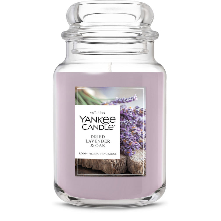 Dried Lavender & Oak Original Large Jar Candle C4