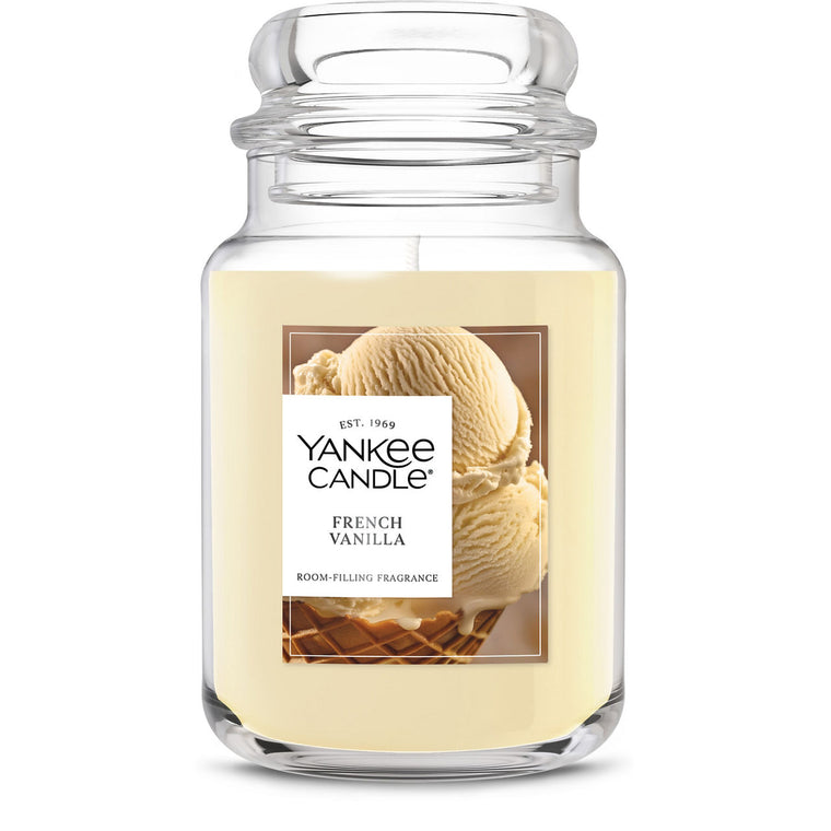 French Vanilla Original Large Jar Candle H8