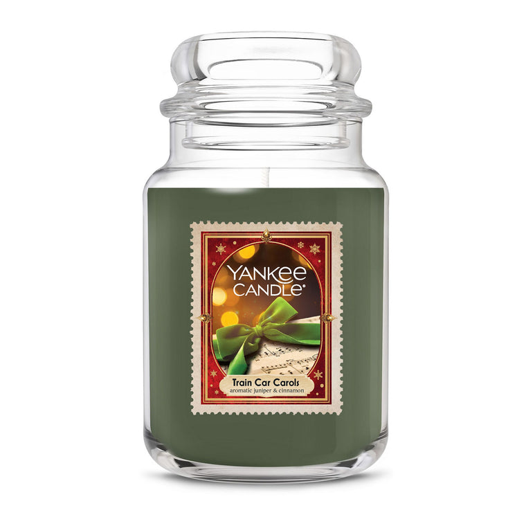 Train Car Carols Original Large Jar Candle N2