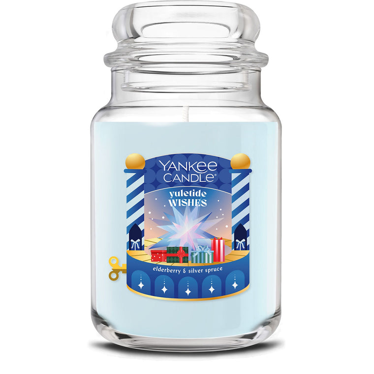 Yuletide Wishes Original Large Jar Candle X8