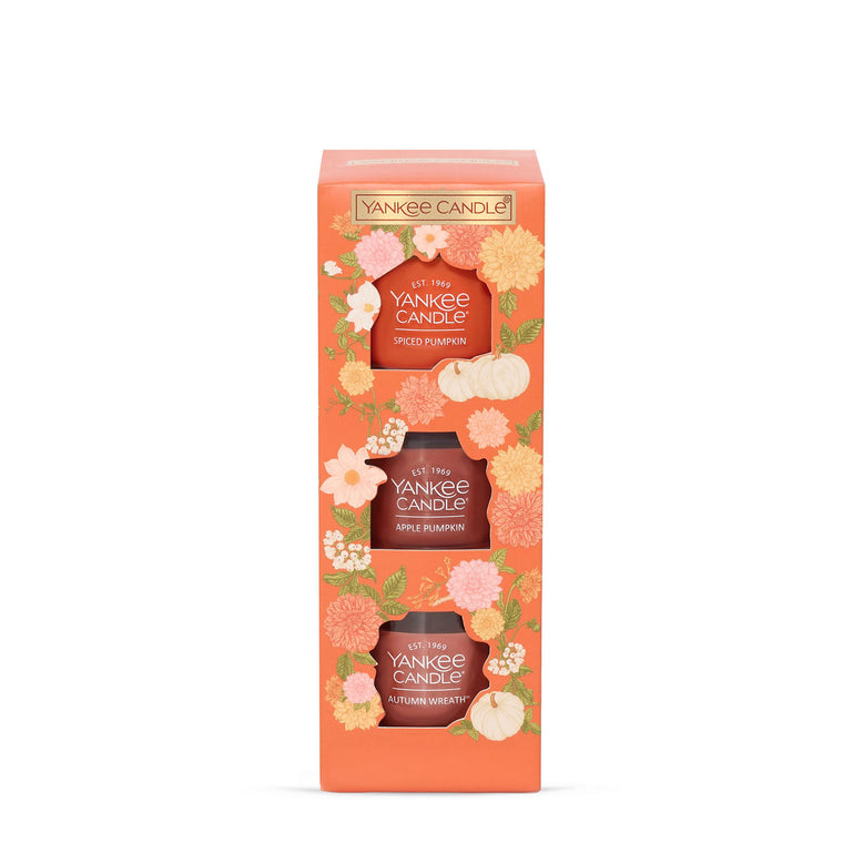 Pumpkin Season Minis Candle Gift Set Trio P8