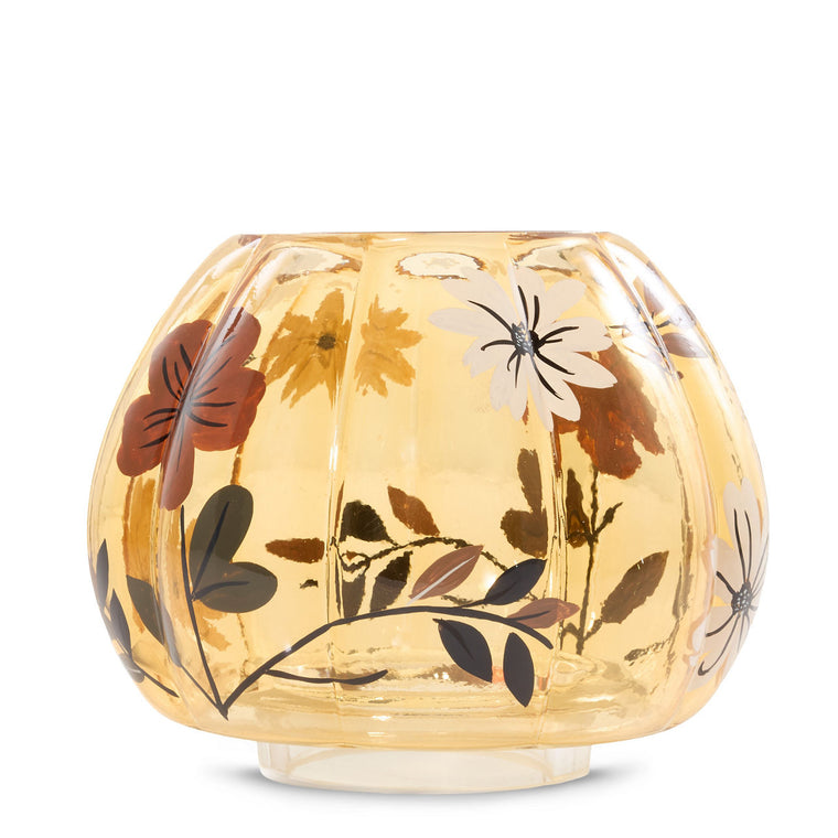 Flower Pumpkin Jar Candle Shade N7